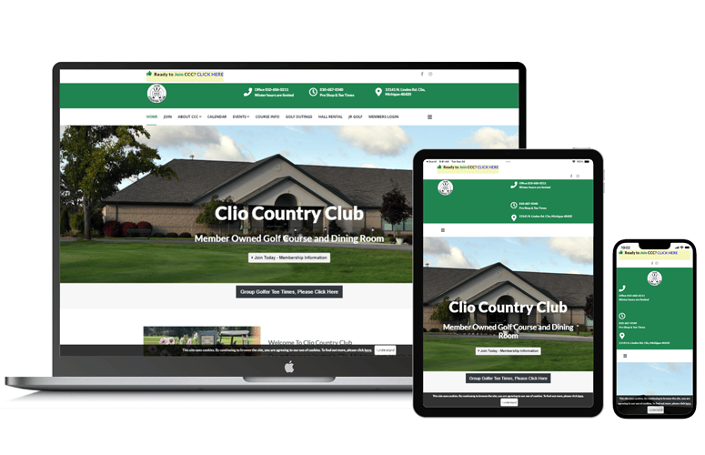 Clio Country Clio Website Design | Website Development | Certified Business Solutions | Michigan | AI SEO